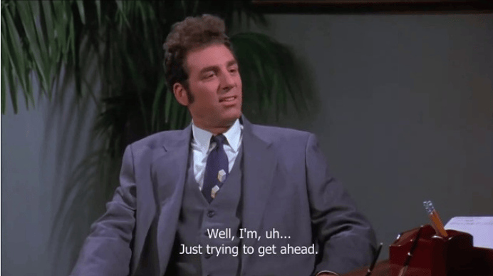 Are you as "engaged" at work as Cosmo Kramer?